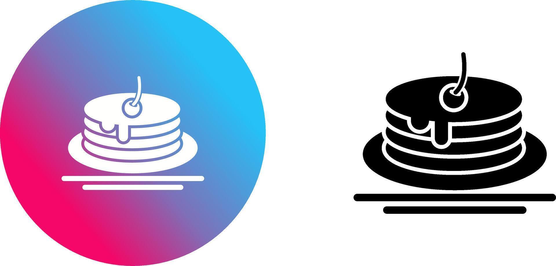 Pancake Icon Design vector