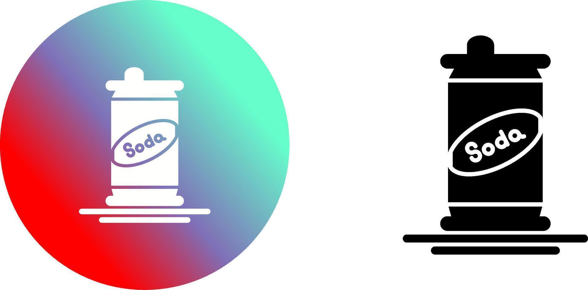 Soda Can Icon Design vector