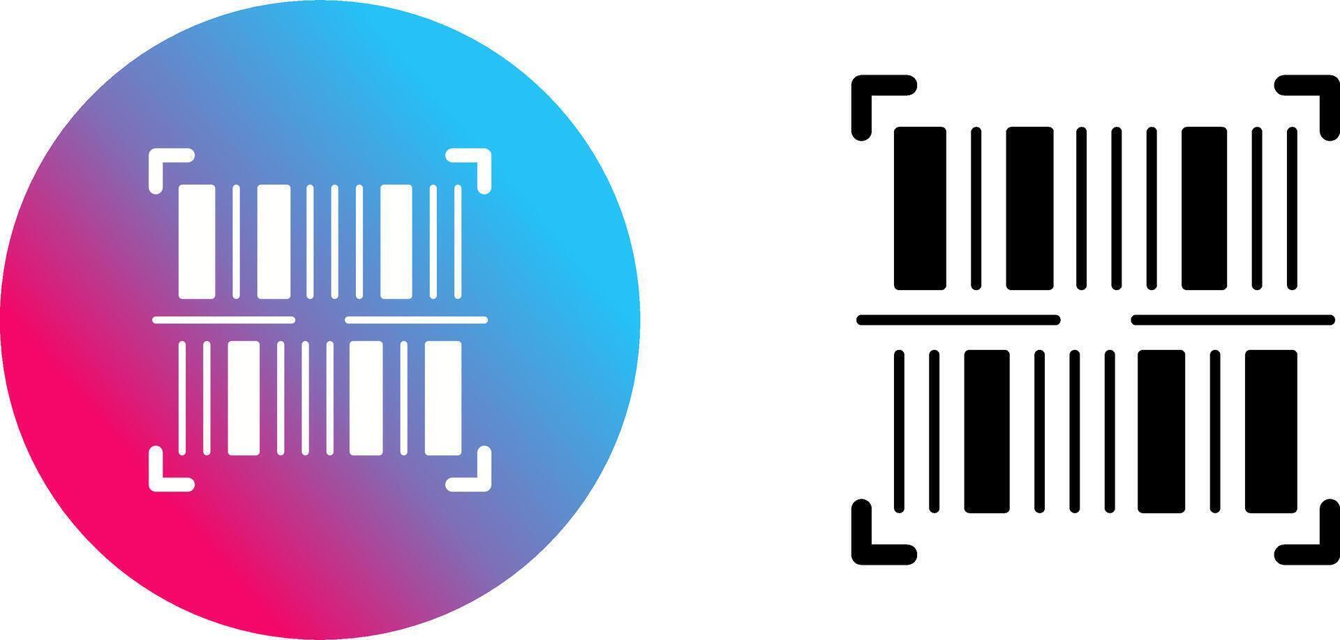 BarCode Icon Design vector
