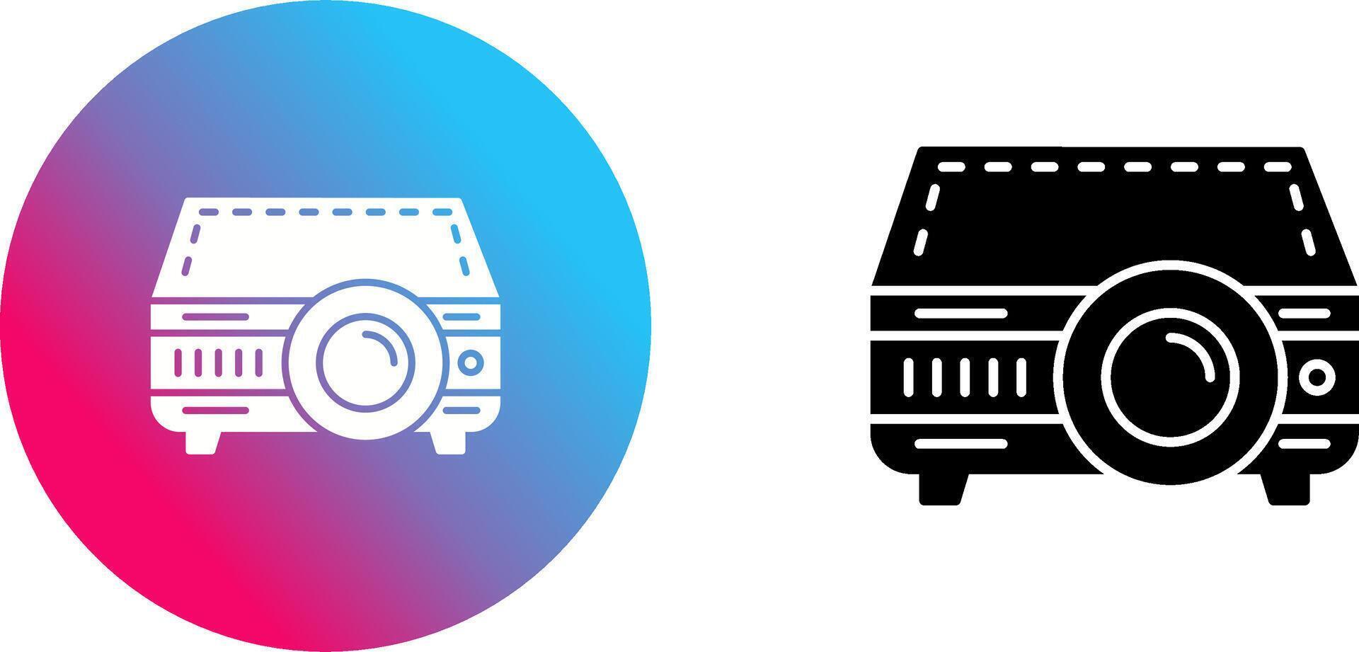 Projector Icon Design vector