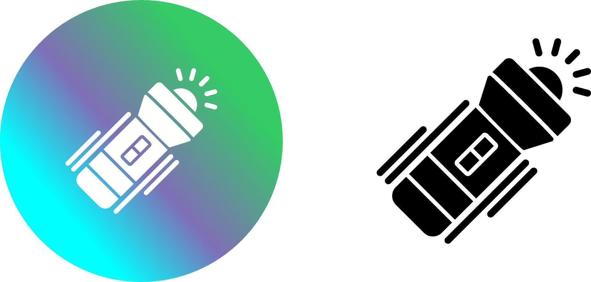 Flashlight Icon Design vector