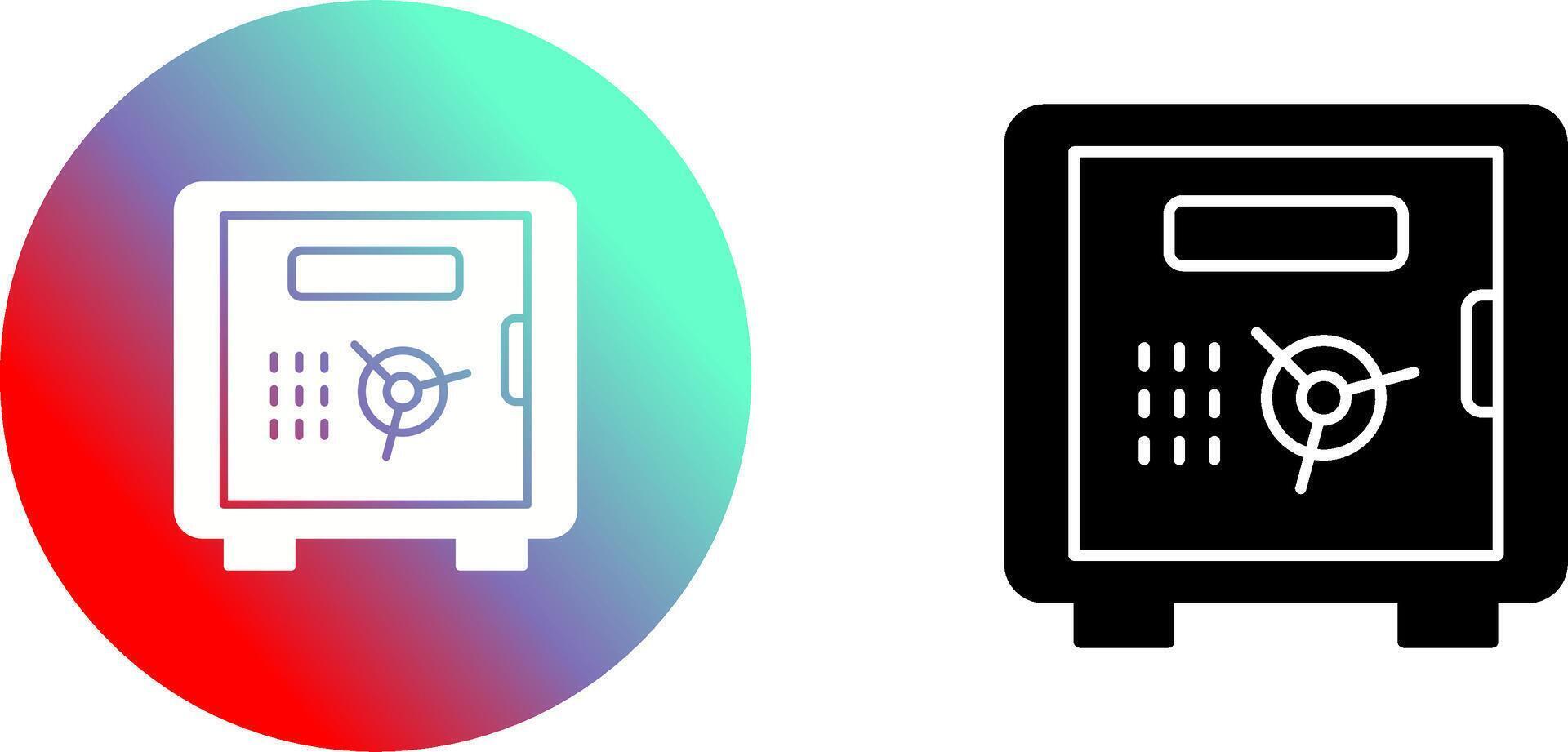 Safe Box Icon Design vector