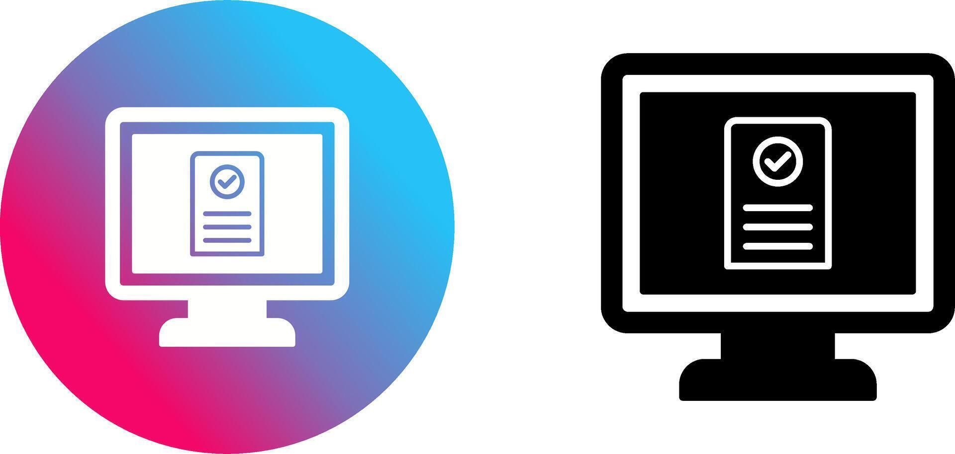 Online appointment Icon Design vector