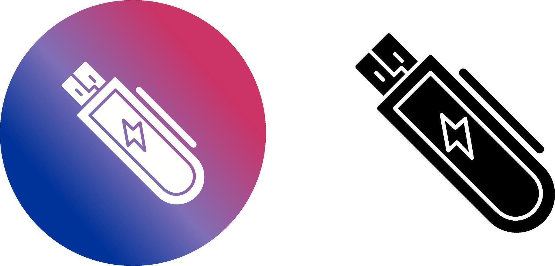Usb Icon Design vector