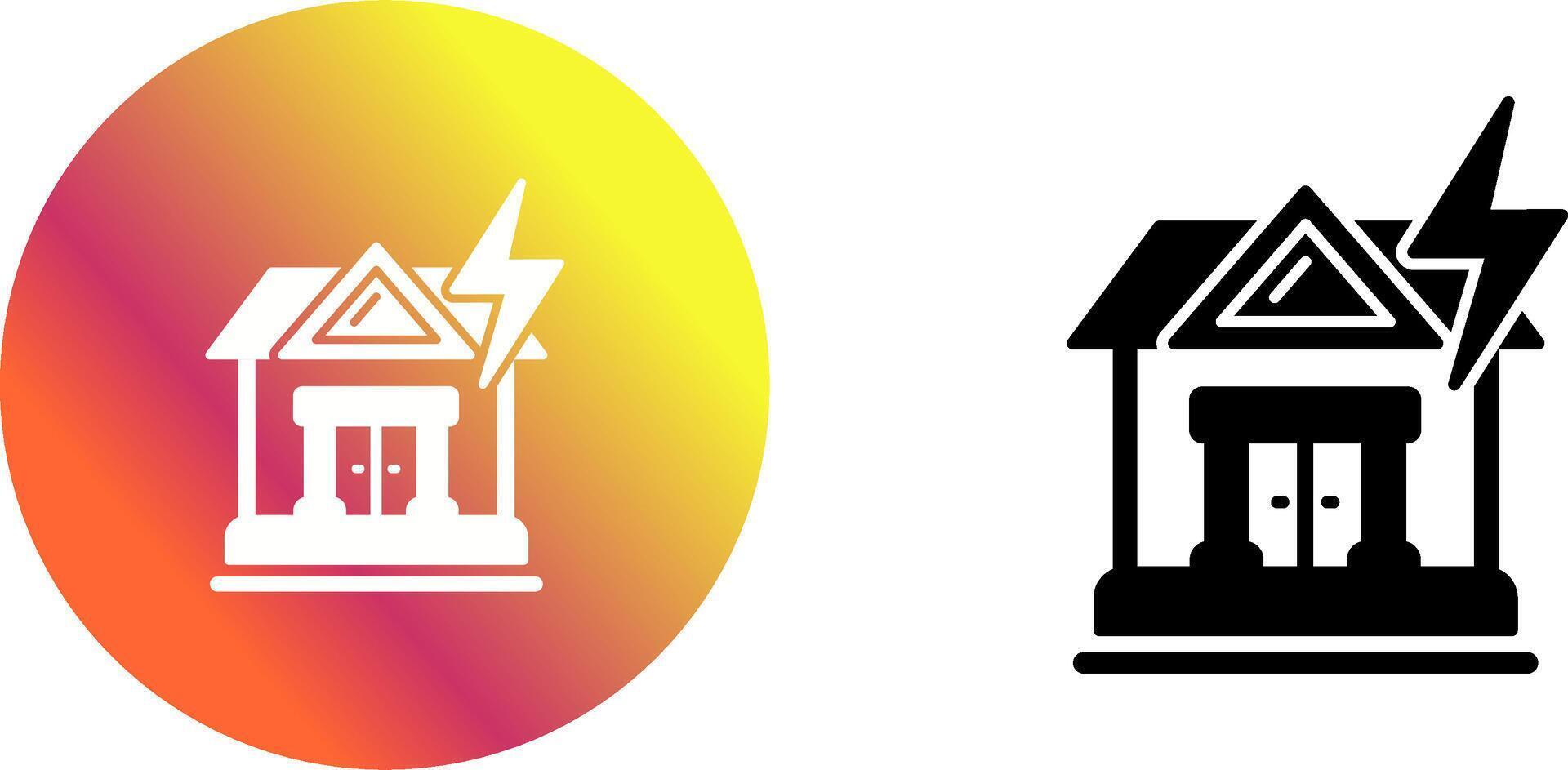 Natural Disaster Icon Design vector