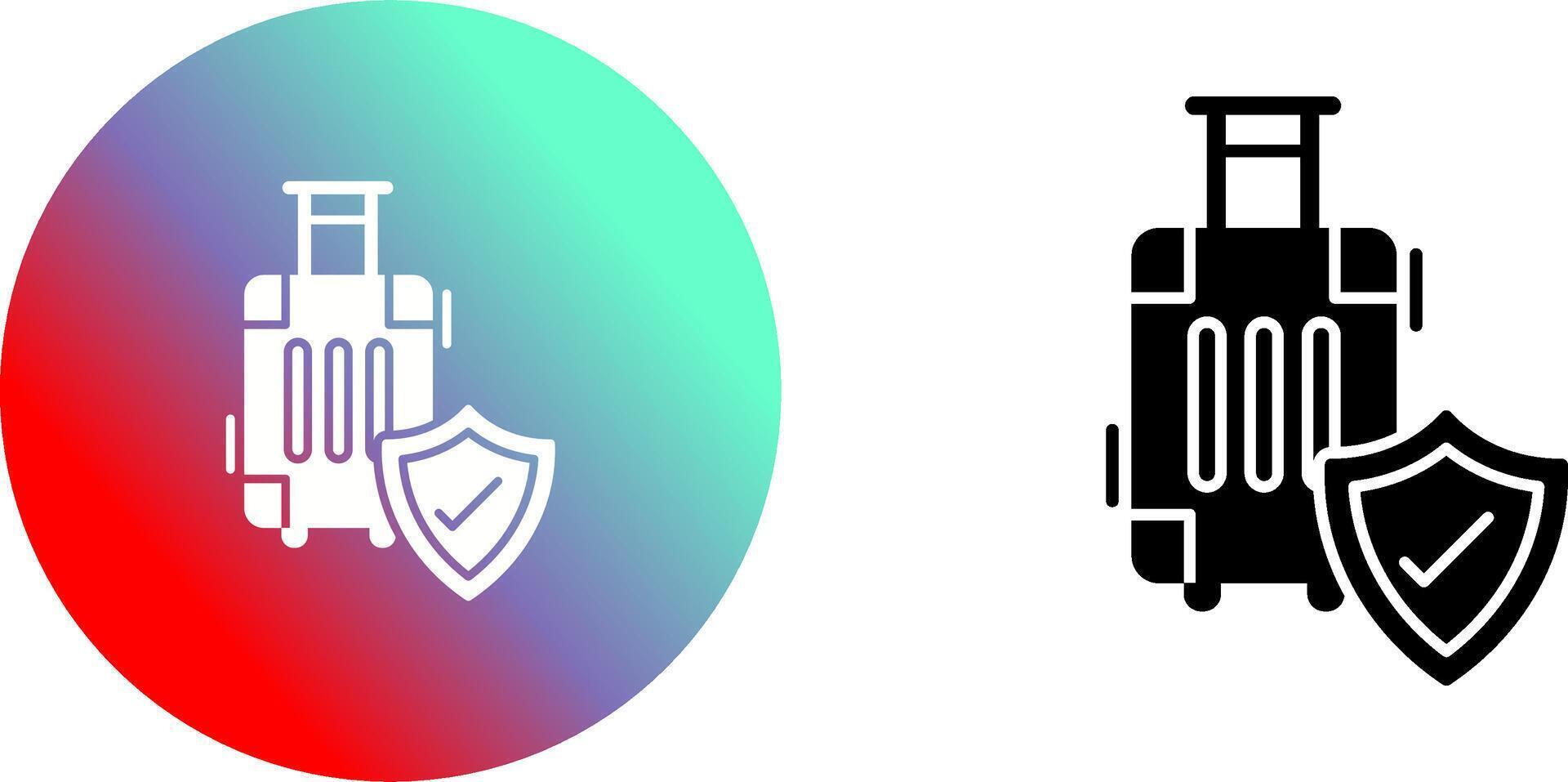 Travel Protection Icon Design vector