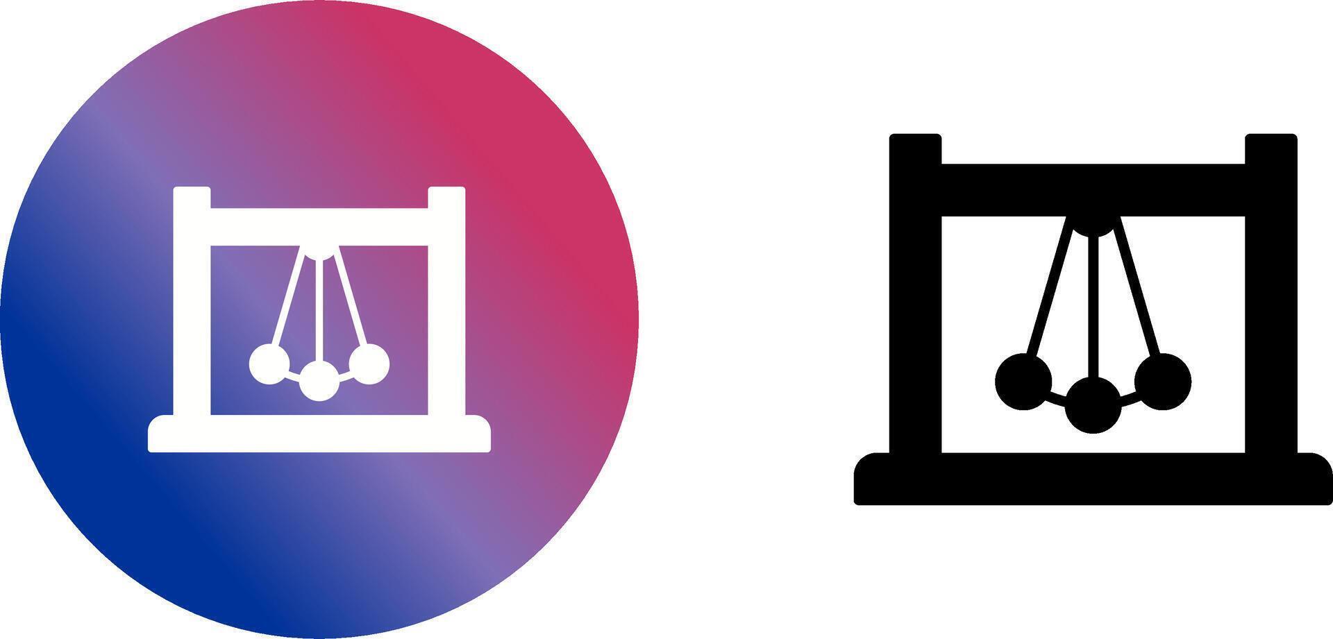 Pendulum Icon Design vector