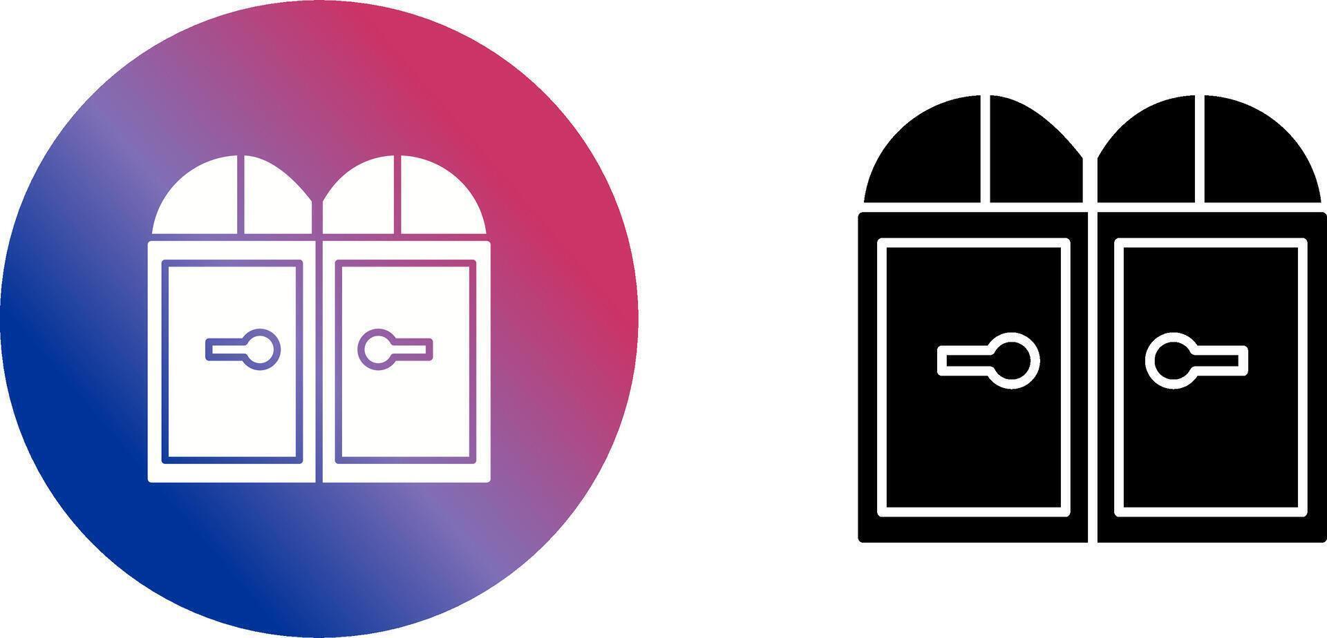 Door Icon Design vector