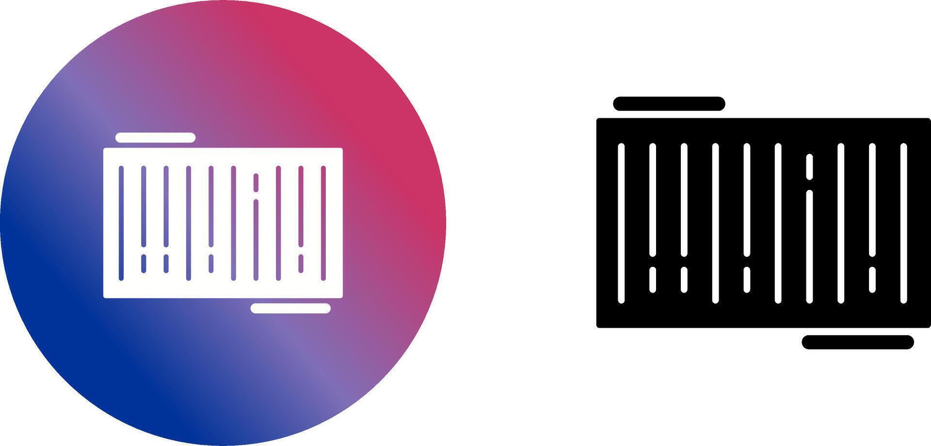 Barcode Icon Design vector