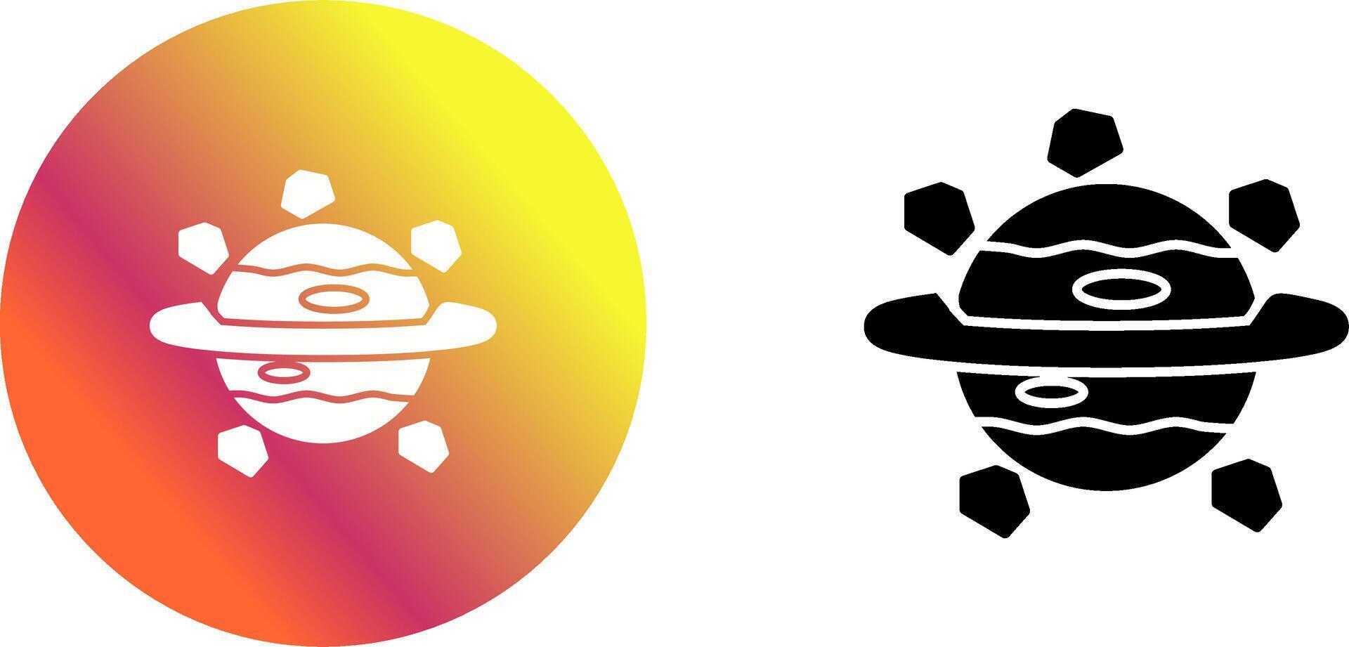 Saturn Icon Design vector