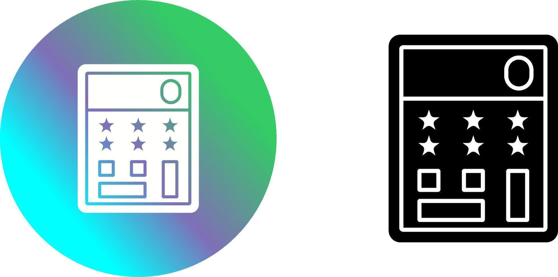 Calculator Icon Design vector