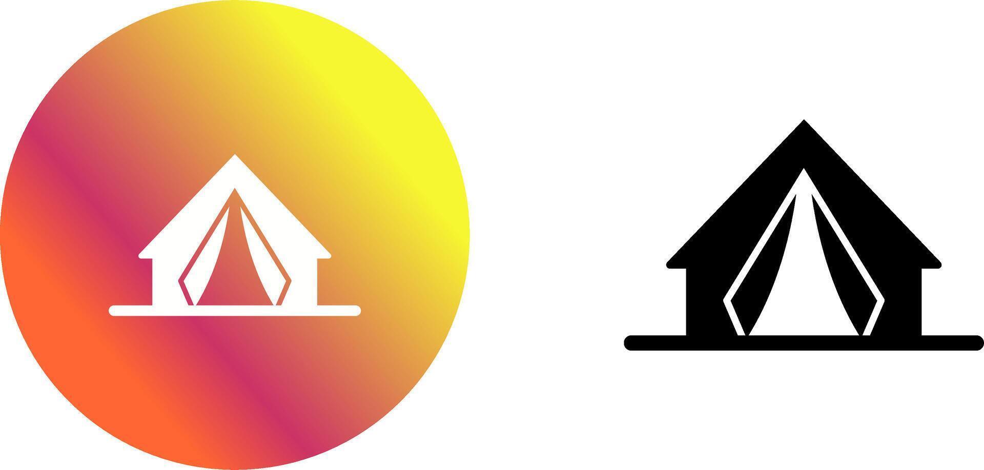 Camp Icon Design vector