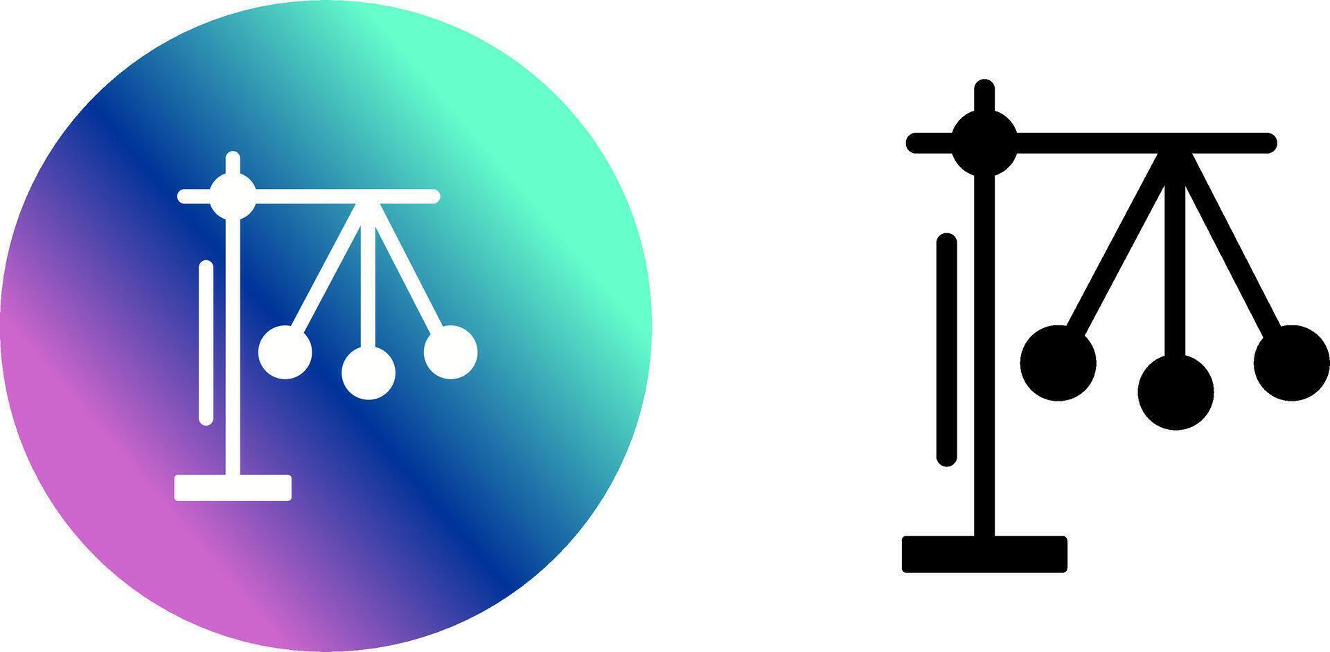 Pendulum Icon Design vector