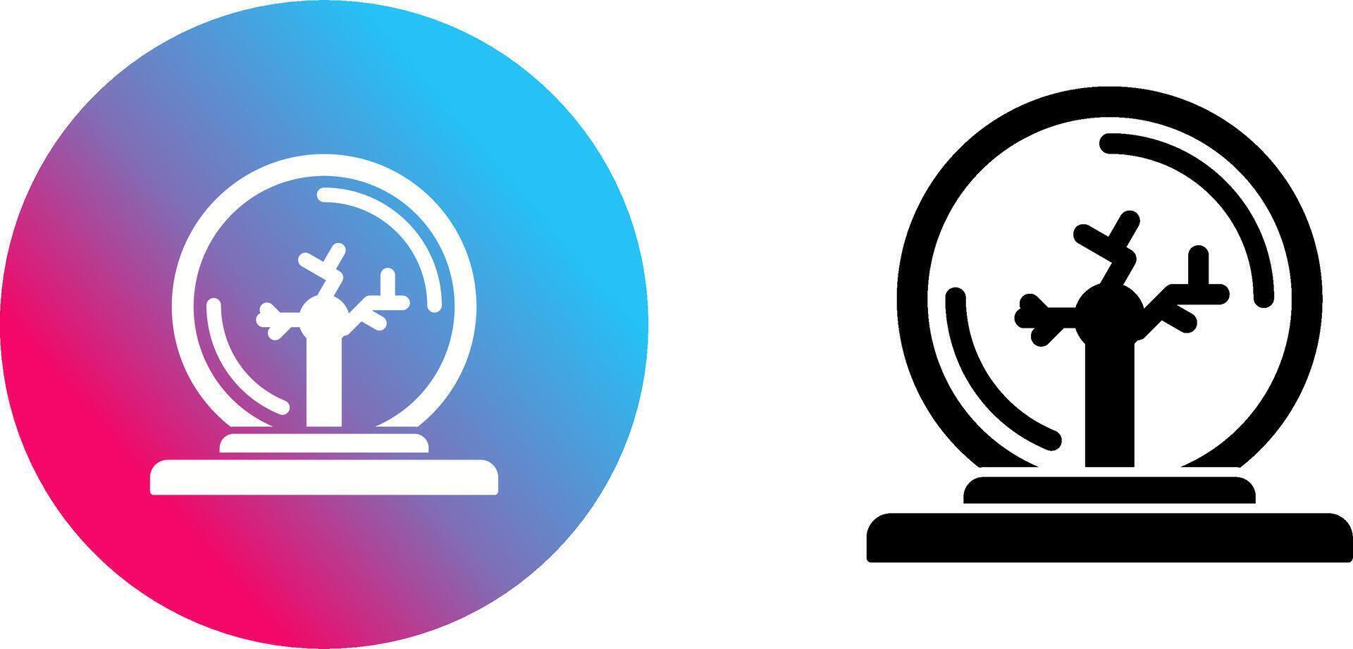 Plasma Ball Icon Design vector