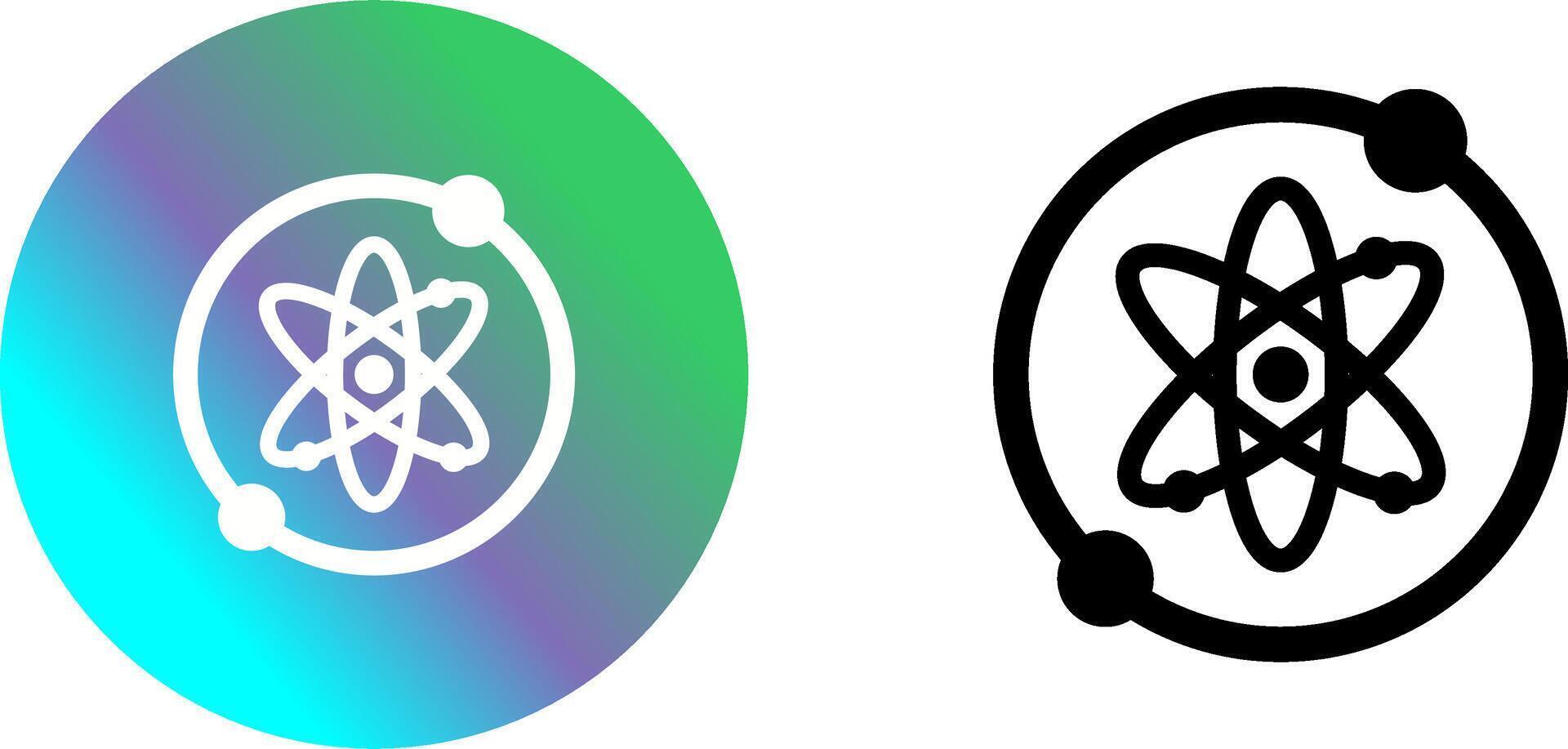 Proton Icon Design vector