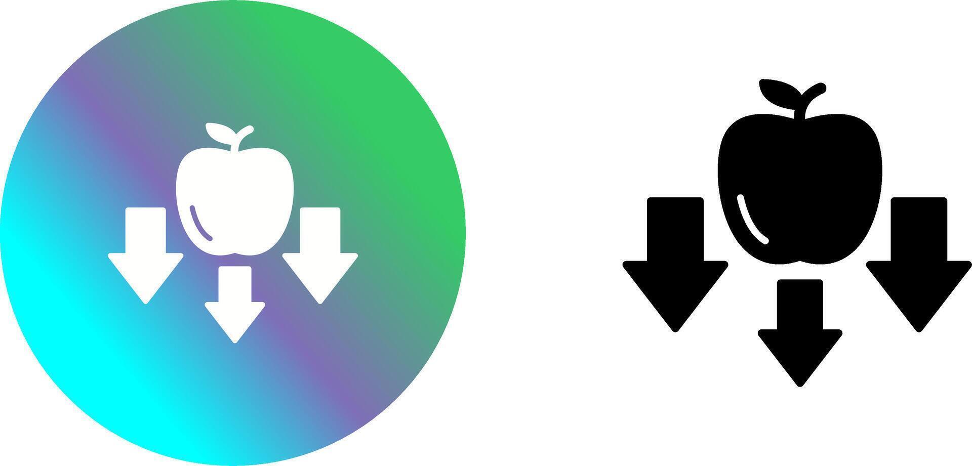 Gravity Icon Design vector