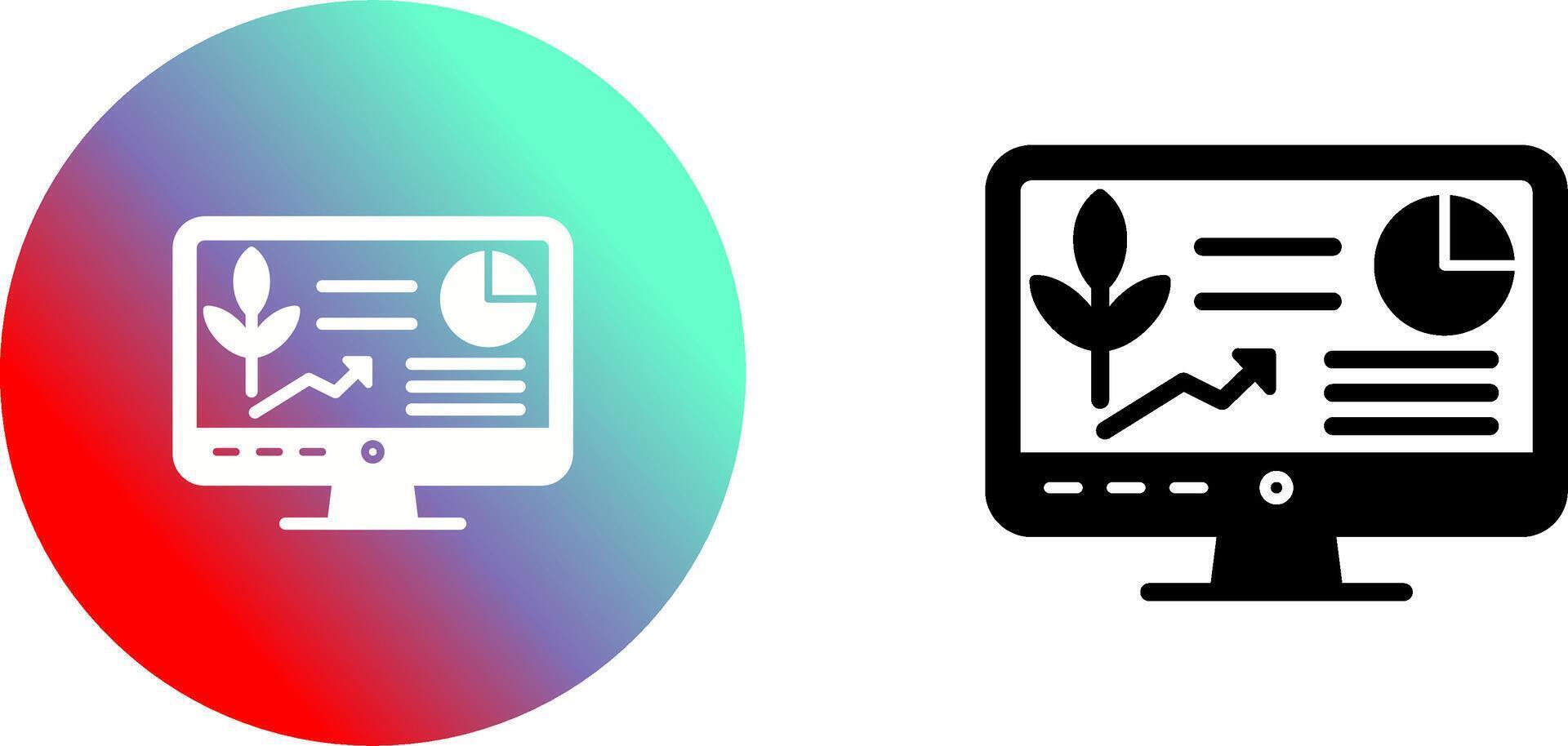 Computer Icon Design vector