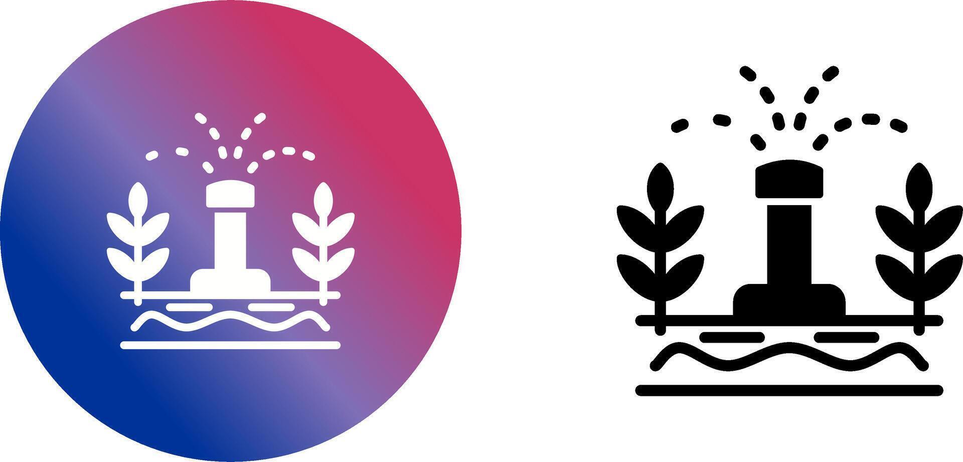 Sprinkler Icon Design vector