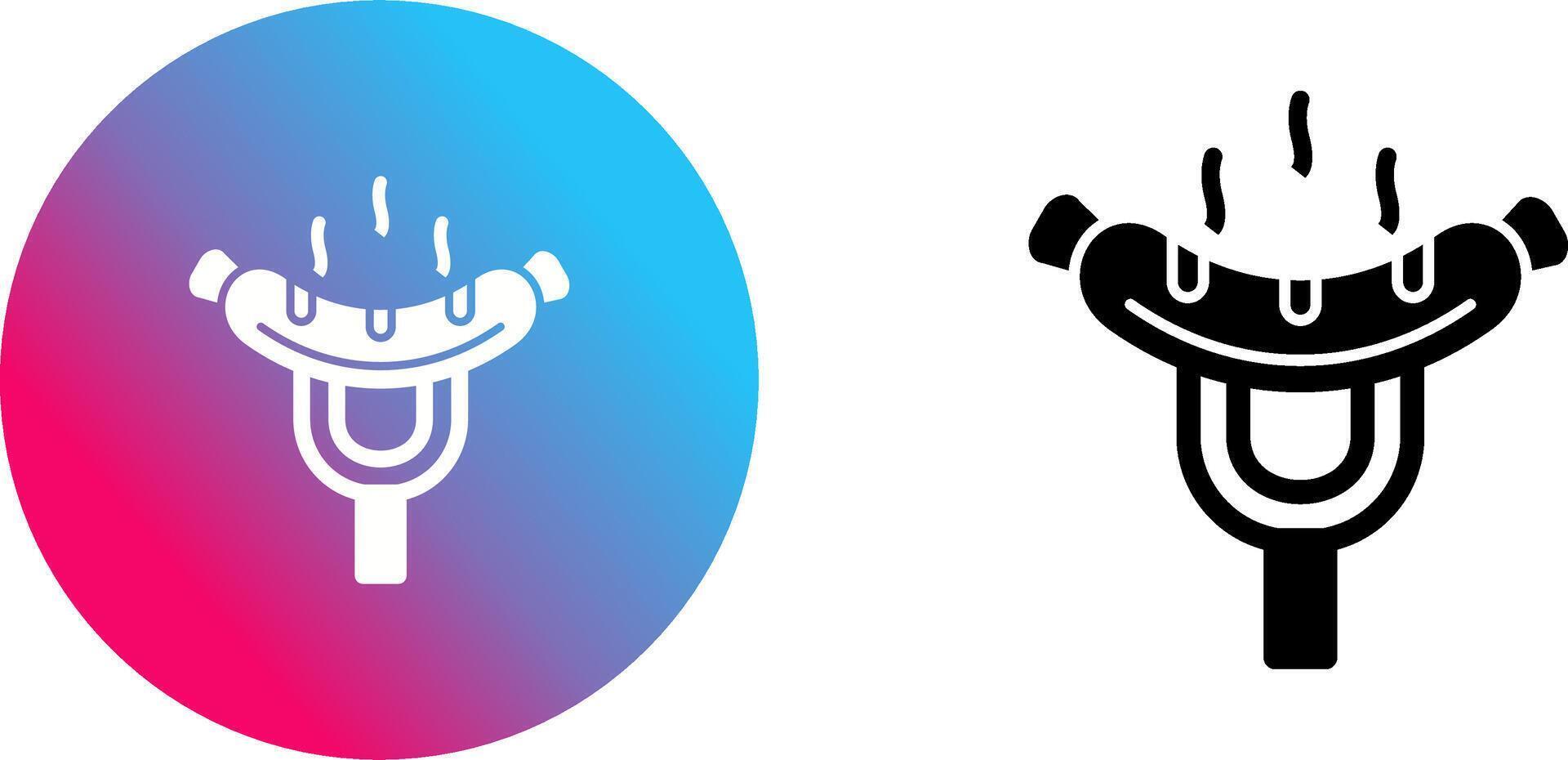 Sausage Icon Design vector