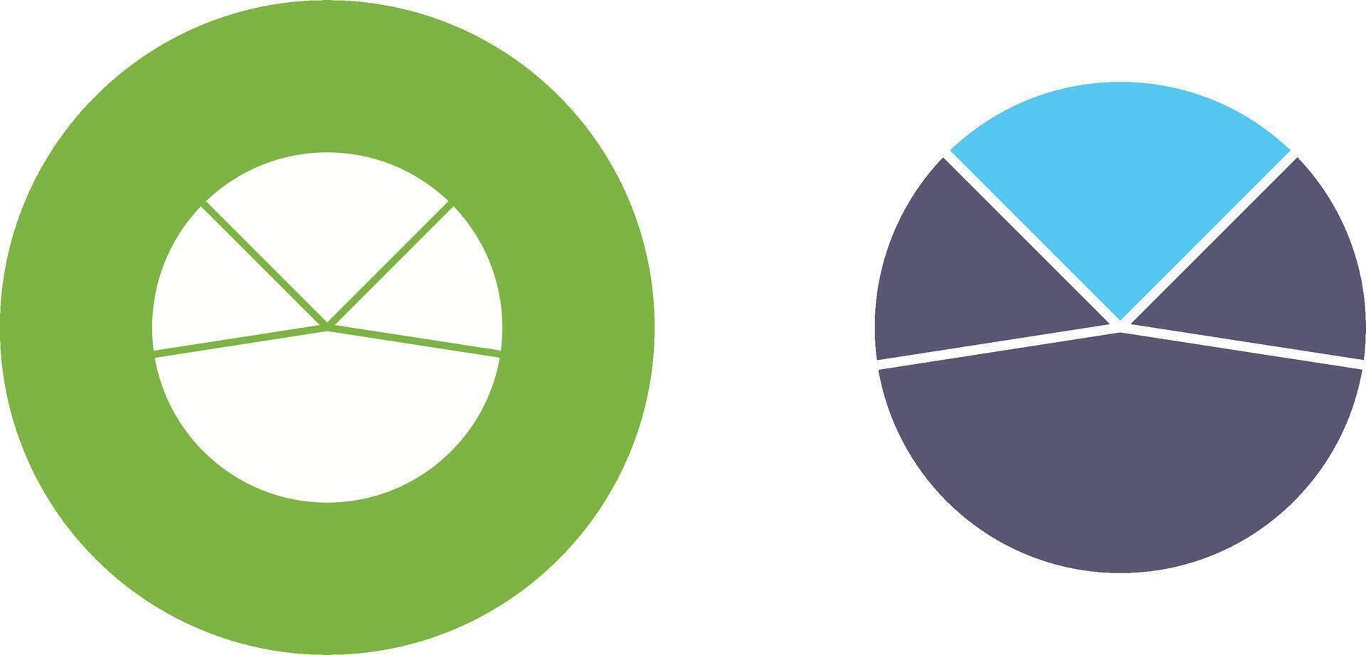 Pie Chart Analysis Icon Design vector