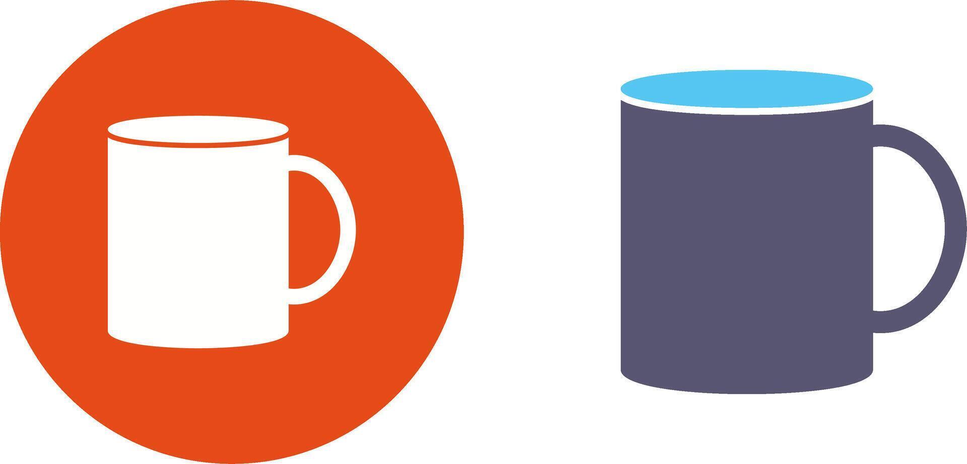 Coffee Mug Icon Design vector
