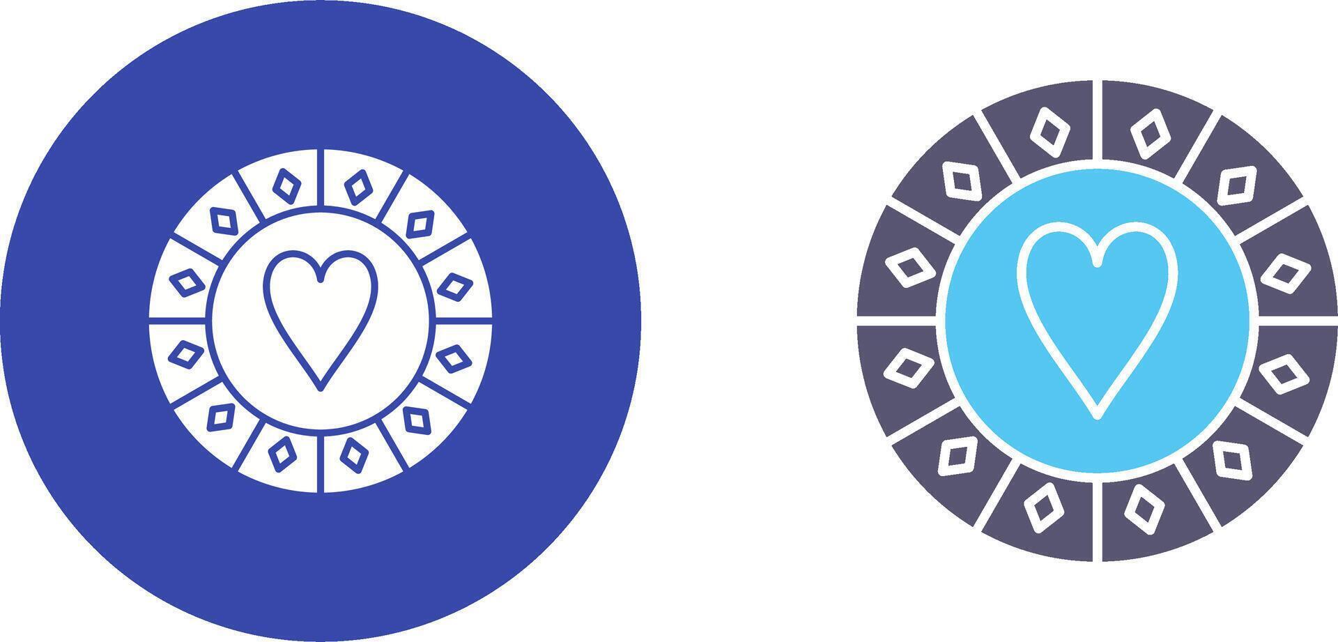 Casino Chips Icon Design vector