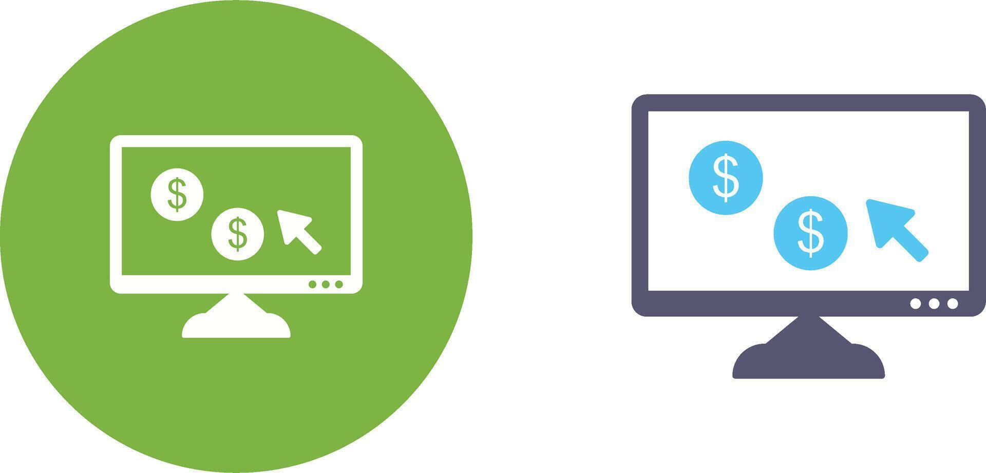 Unique Pay Per Click Icon Design vector