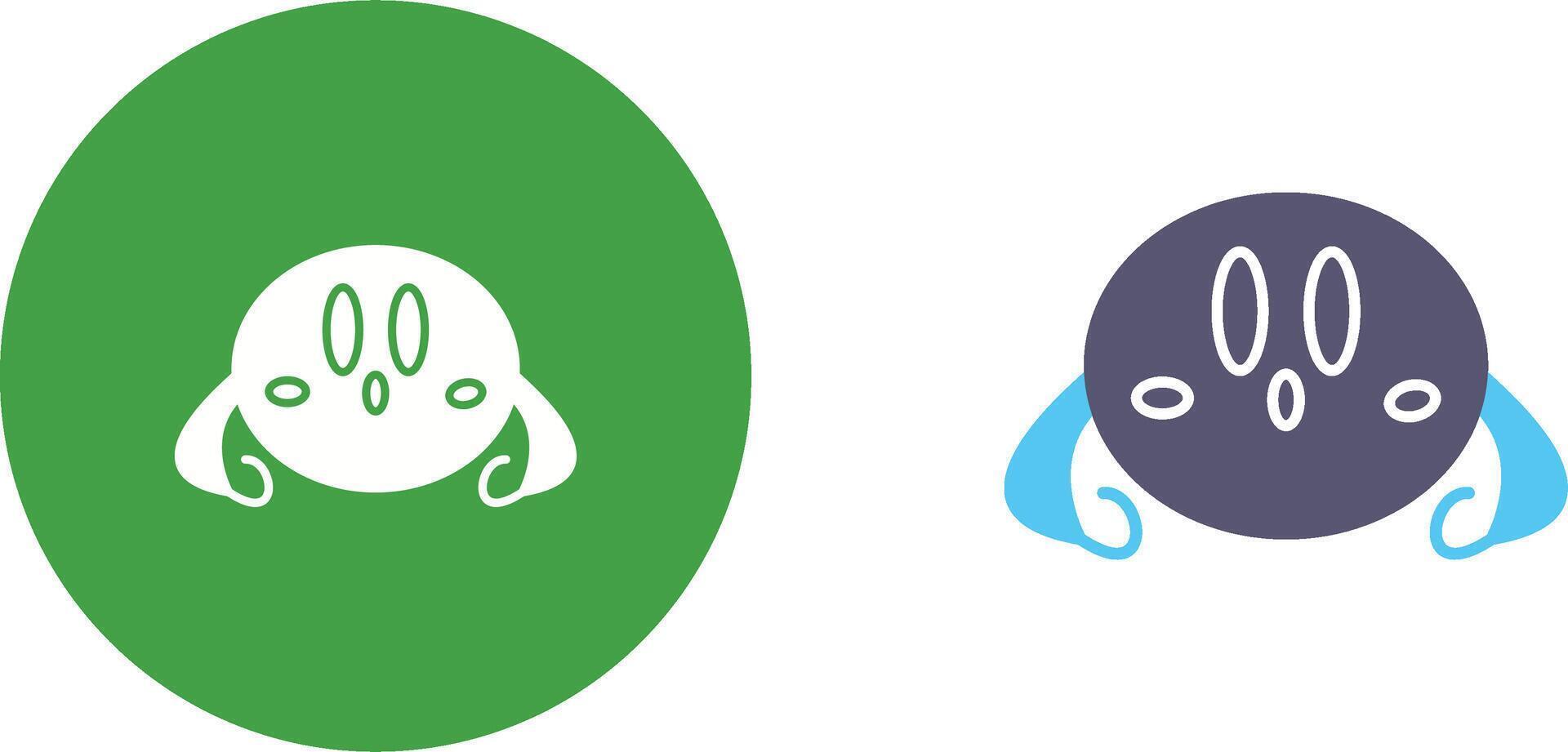 Unique Game Character Icon Design vector