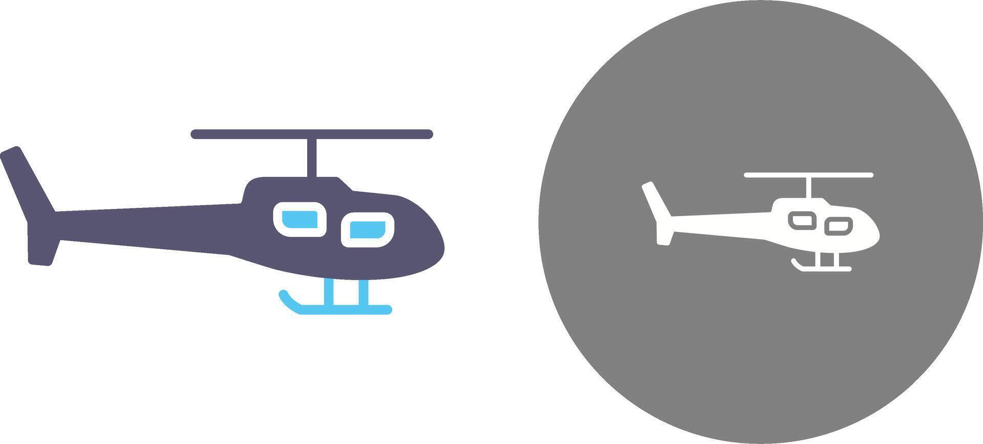 Helicopter Icon Design vector