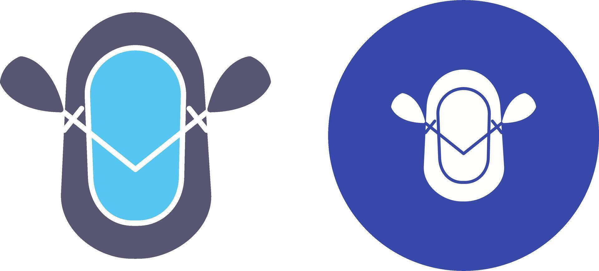 Dinghy Icon Design vector