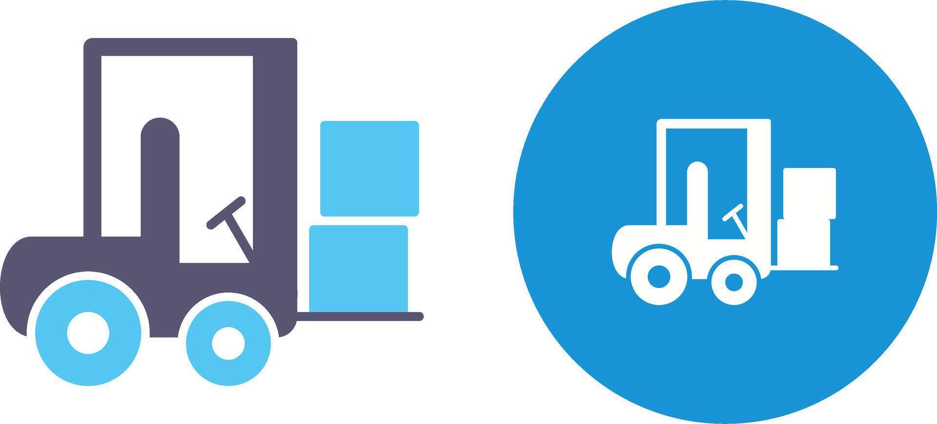Forklifter Icon Design vector