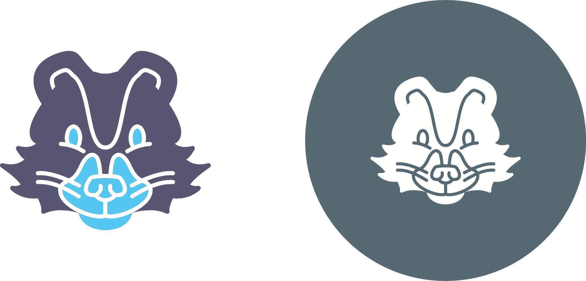 Skunk Icon Design vector