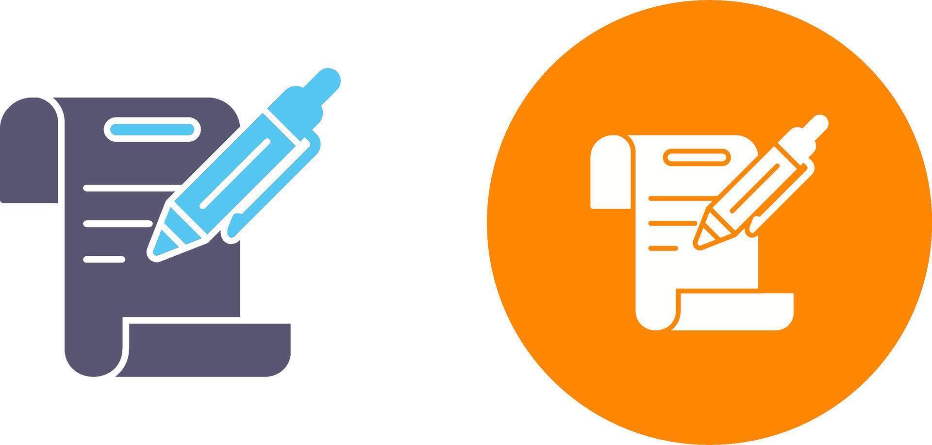 Contract Icon Design vector