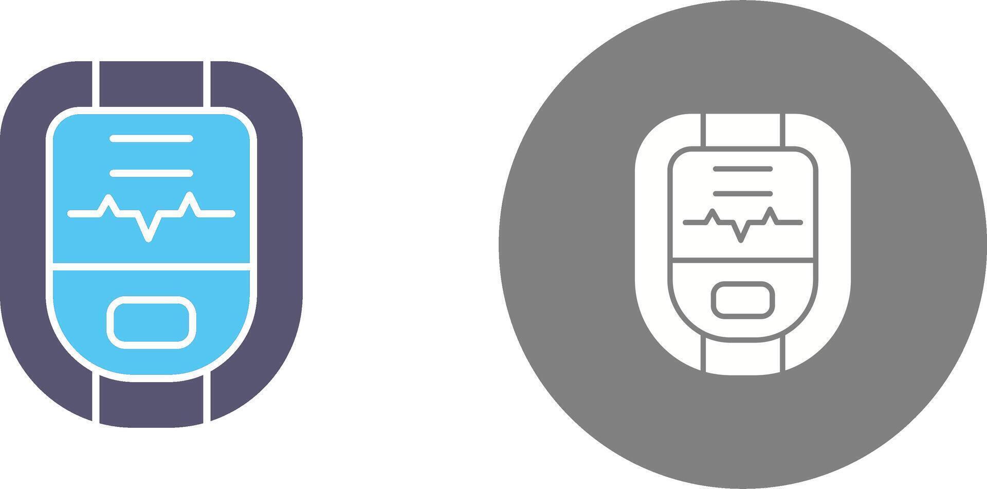 Oximeter Icon Design vector