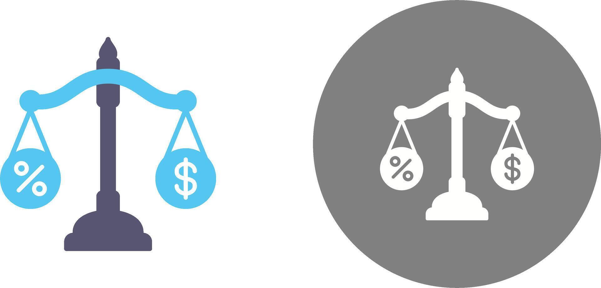 Scale Icon Design vector