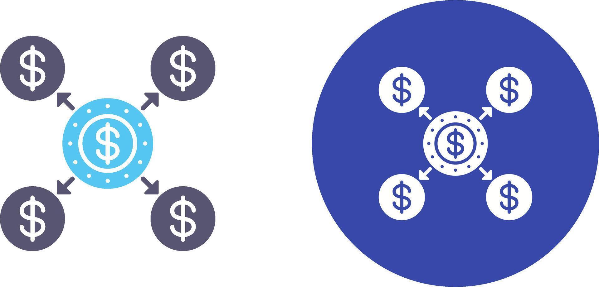 Distribution Icon Design vector