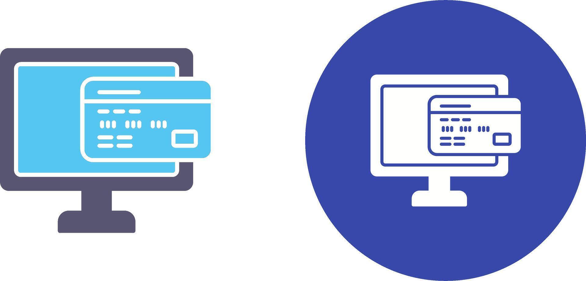 Online Payment Icon Design vector