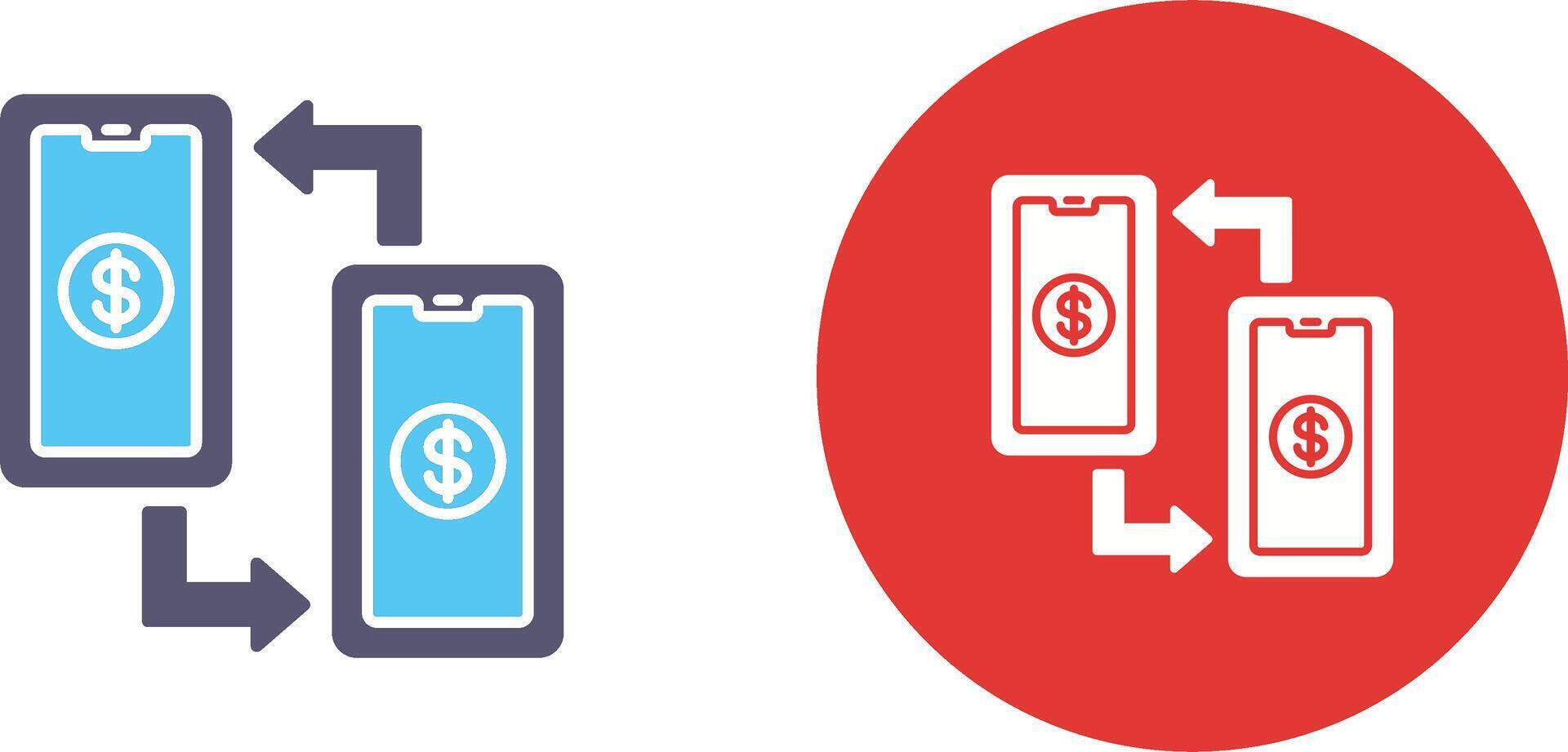 Transaction Icon Design vector