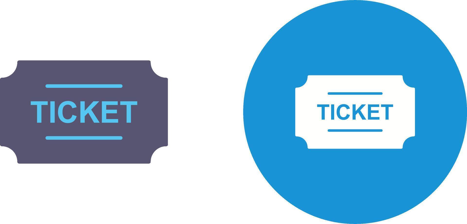Tickets Icon Design vector