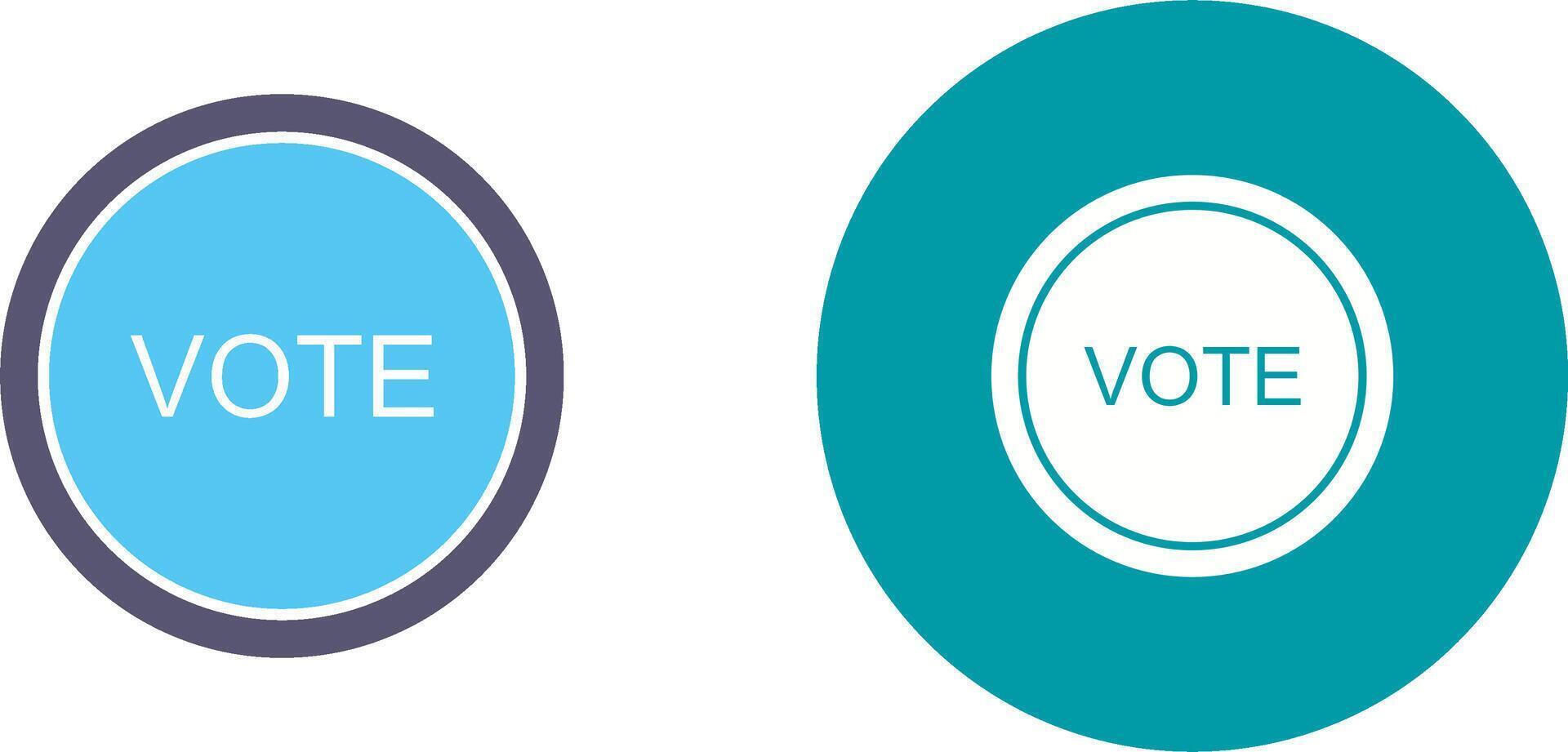 Vote Link Icon Design vector