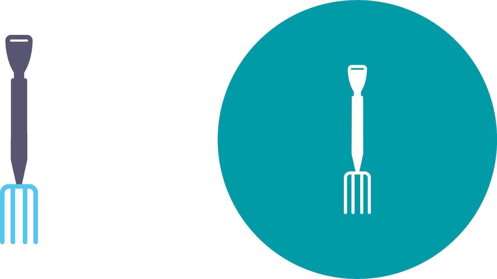 Gardening Fork Icon Design vector