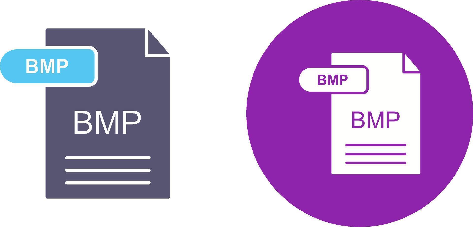 BMP Icon Design vector