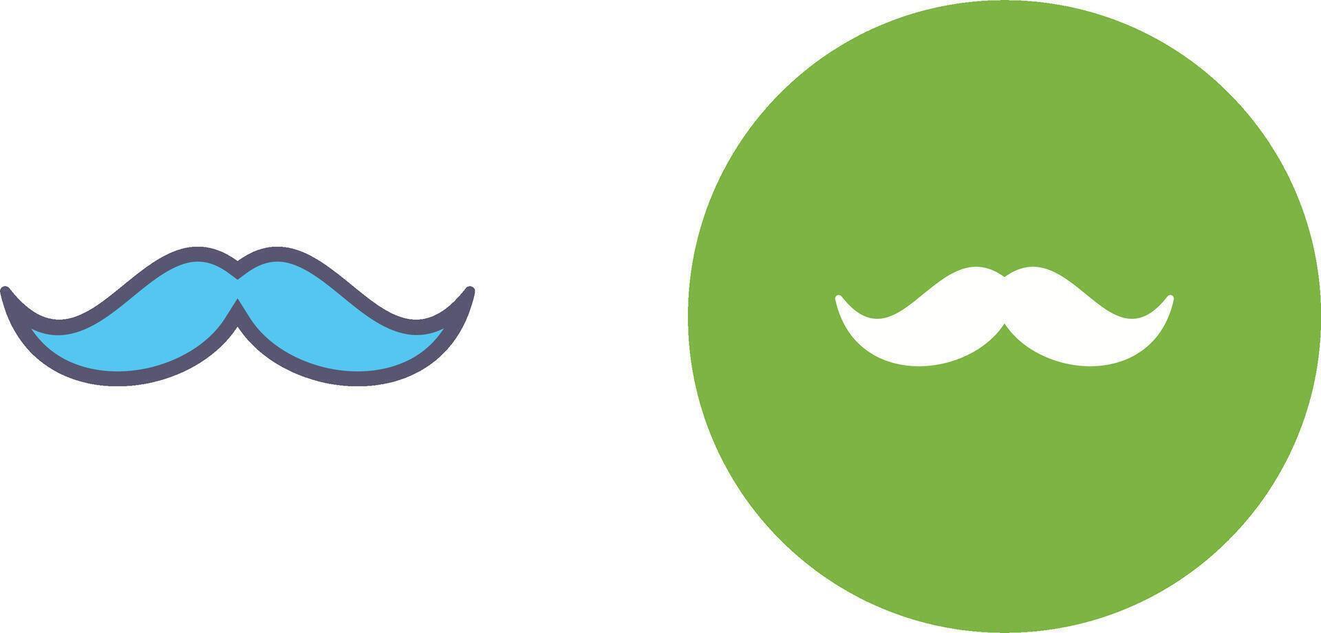 Moustache Icon Design vector