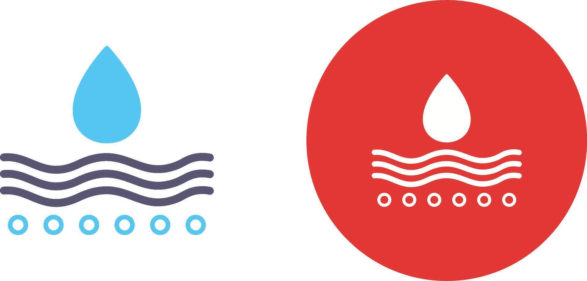 Moisture Icon Design vector