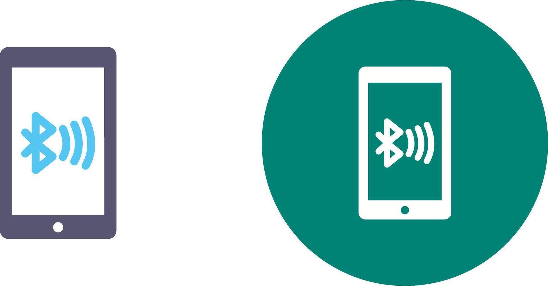 Connected Device Icon Design vector