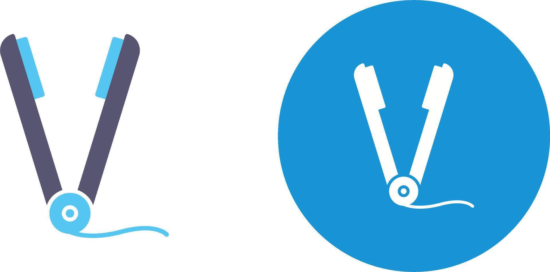 Straightener Icon Design vector