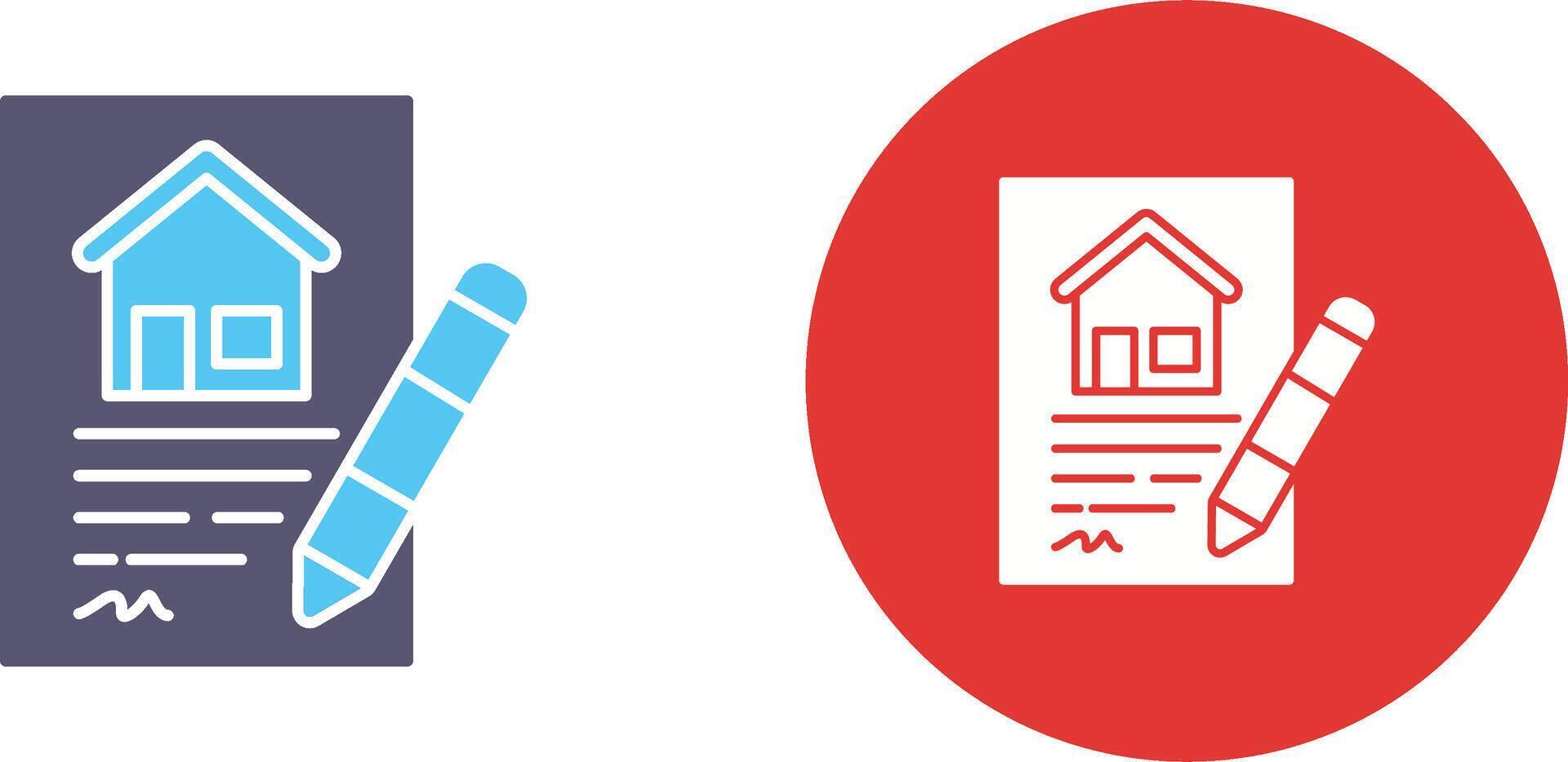 Contract Icon Design vector