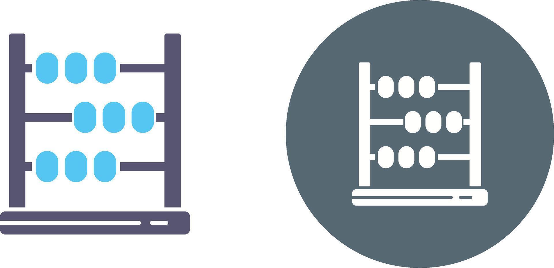 Abacus Icon Design vector