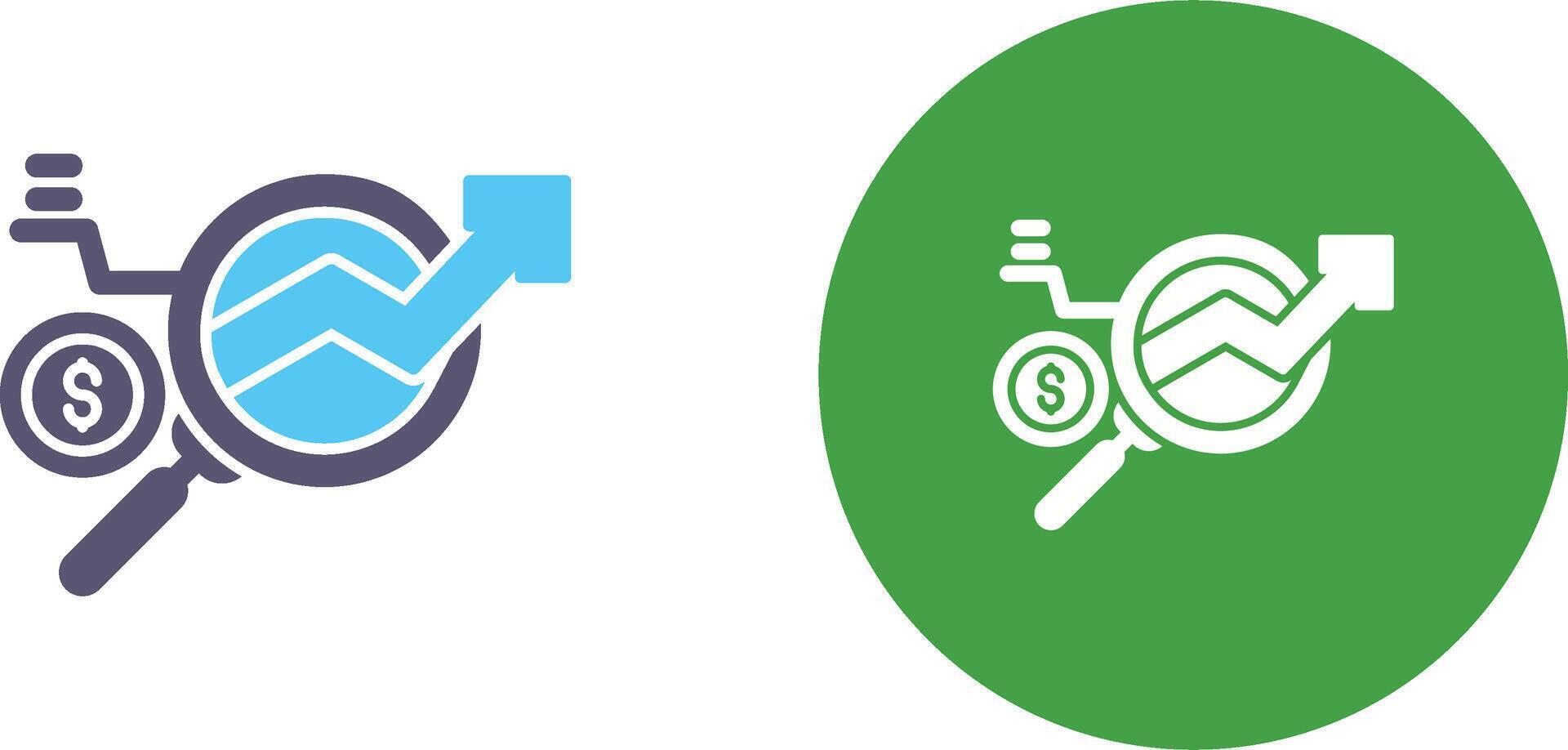 Data Research Icon Design vector