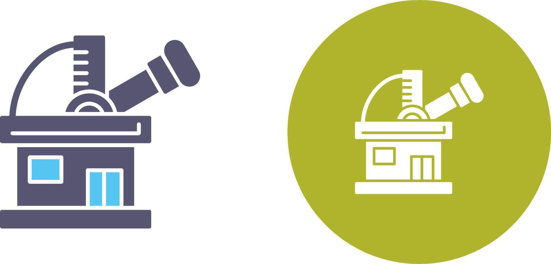 Observatory Icon Design vector